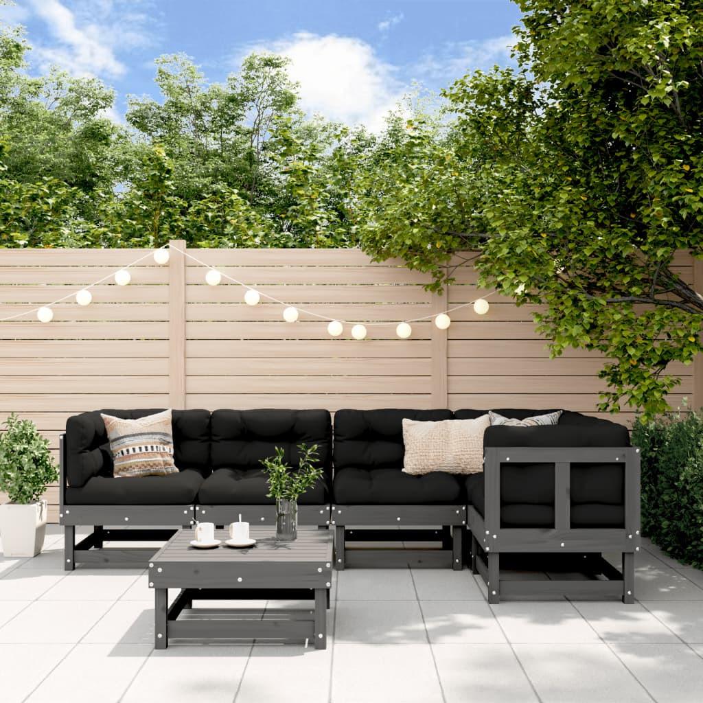 VidaXL Salon de jardin bois  