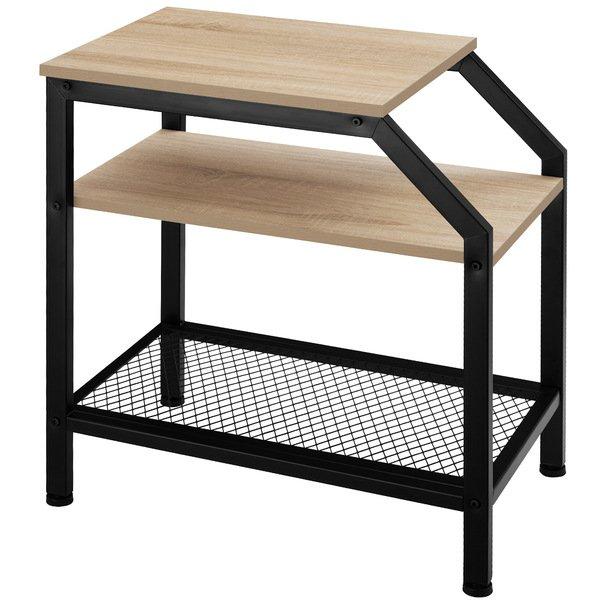 Tectake Table d’appoint PLYMOUTH 36,5x58,5x59,5cm  