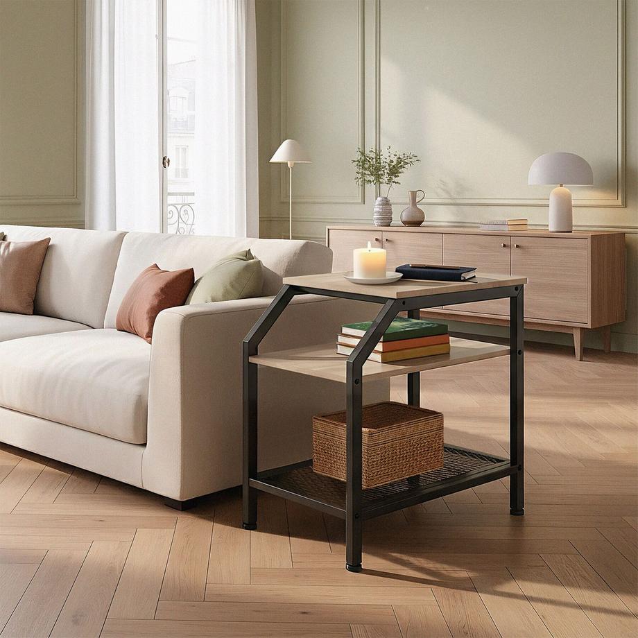 Tectake Tavolino Plymouth Stile industriale  
