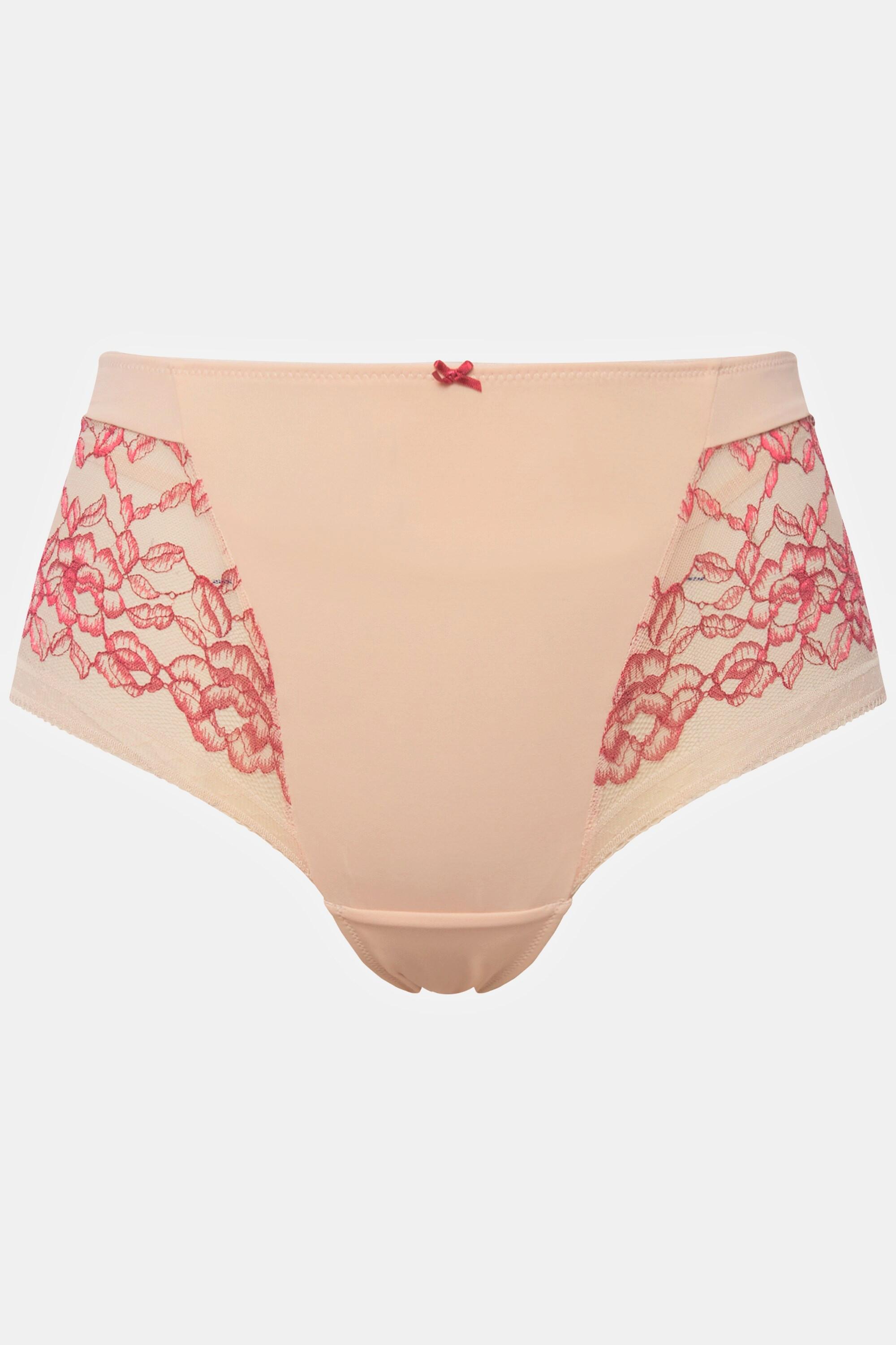 Ulla Popken  Culotte hipster, microfibre et dentelle bicolore 