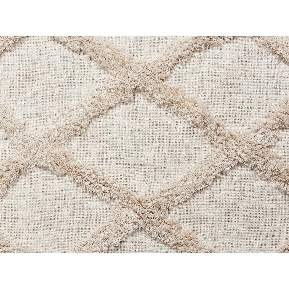 Beliani GUNA Boho Baumwoll Kuscheldecke  