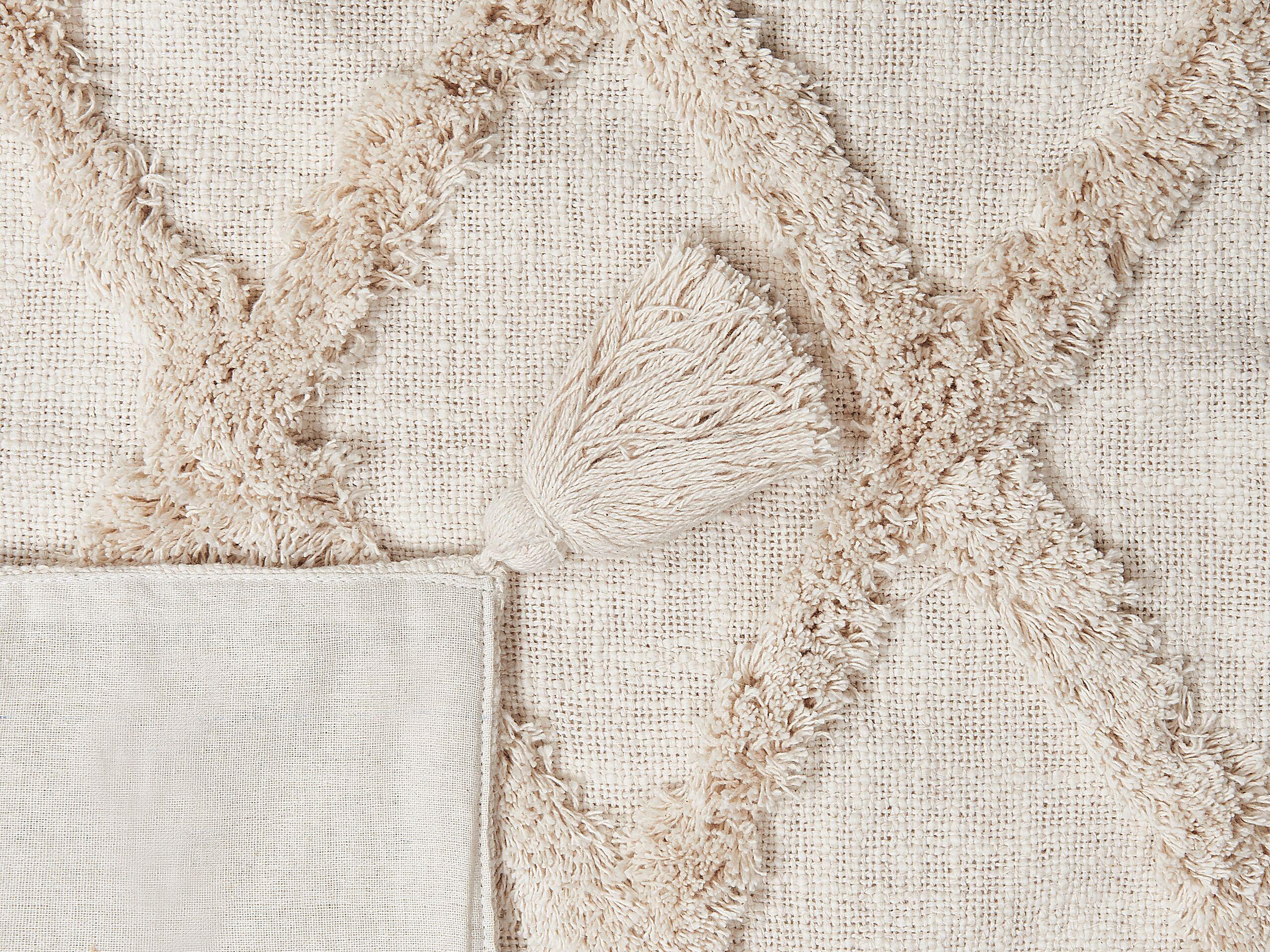 Beliani GUNA Boho Couverture en Coton  