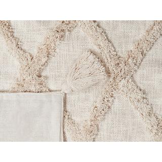 Beliani GUNA Boho Couverture en Coton  