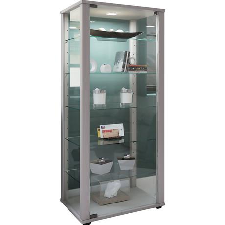 VCM Bois verre vitrine de collection vitrine de verre vitrine stand vitrine Kavisa L  