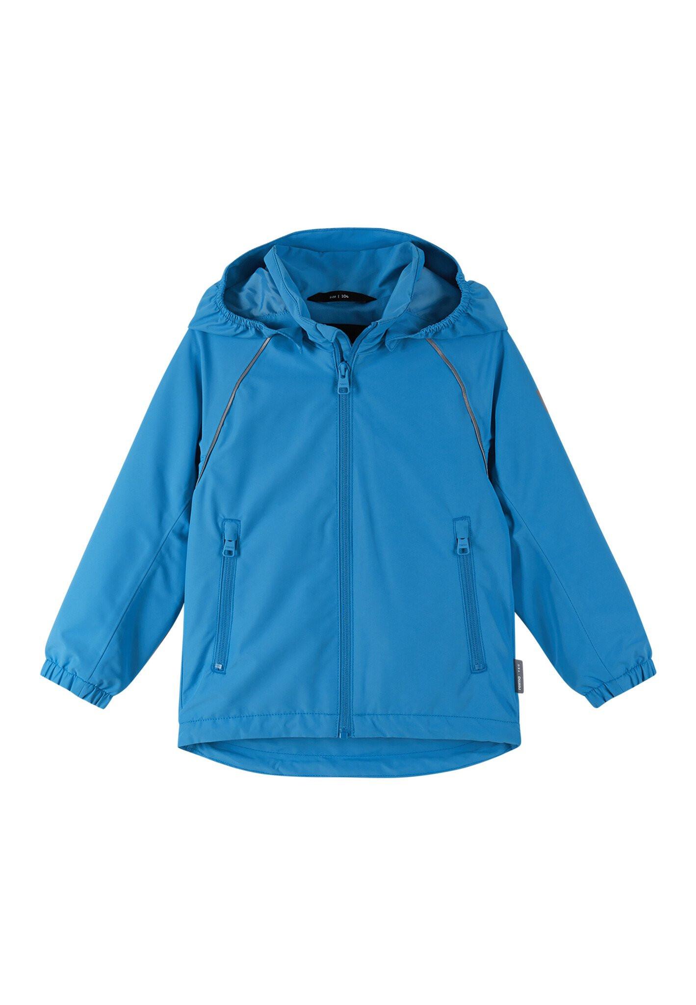 Image of Tec Kinder Regenjacke Kukkula Cool Blue Mädchen Blau 104