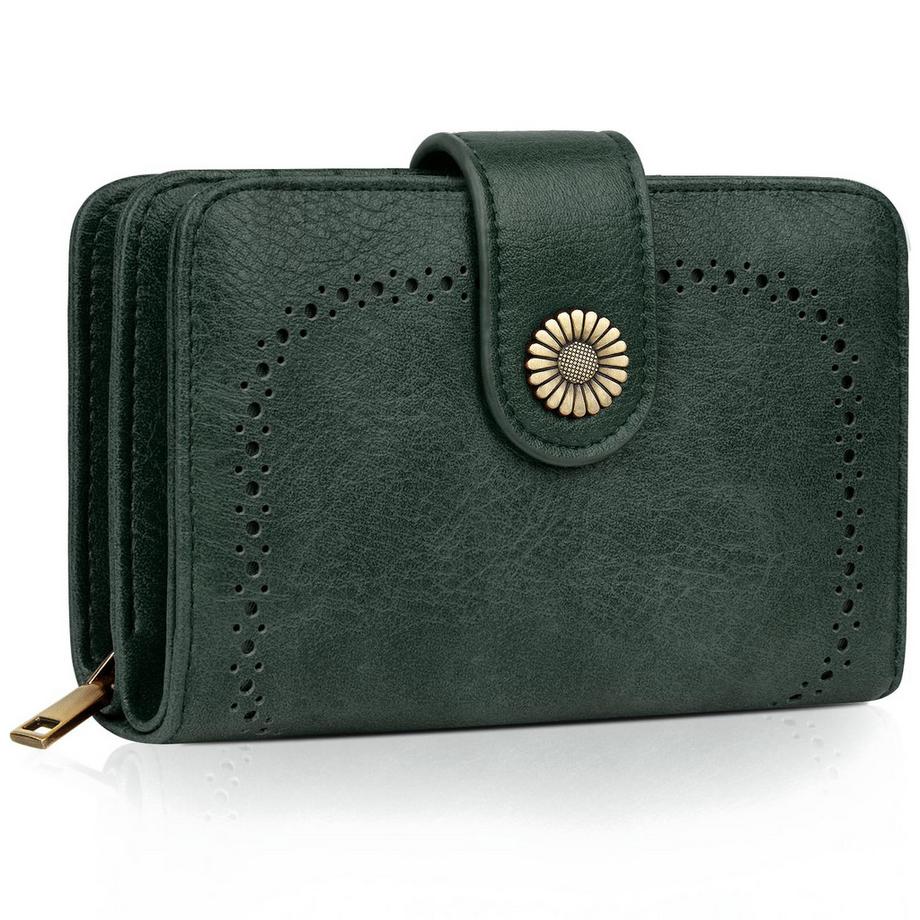 Brieftasche Große Kapazität PU-Leder Vintage Brieftasche