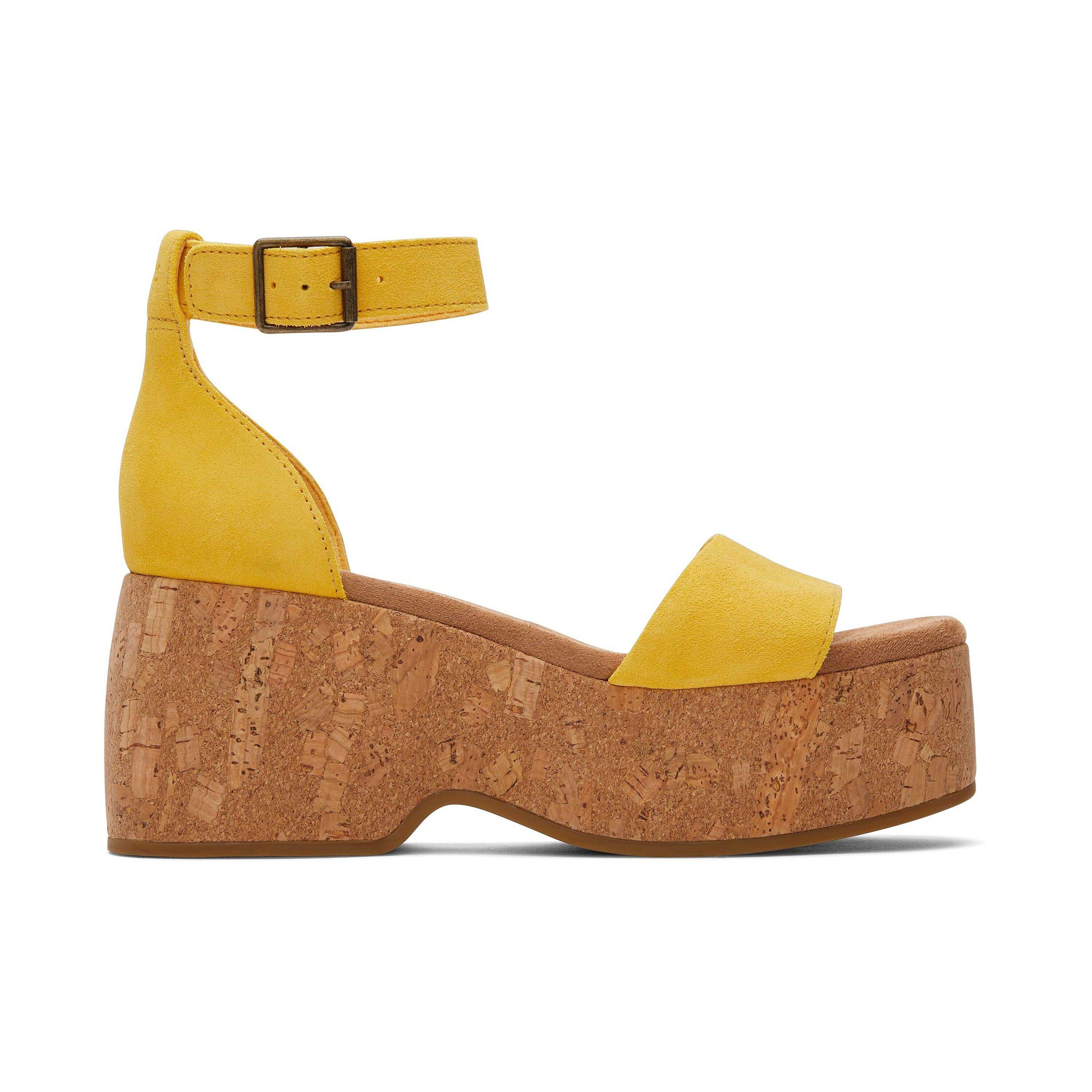 Image of Keil-sandalen Aus Wildleder Frau Laila Damen 37.5