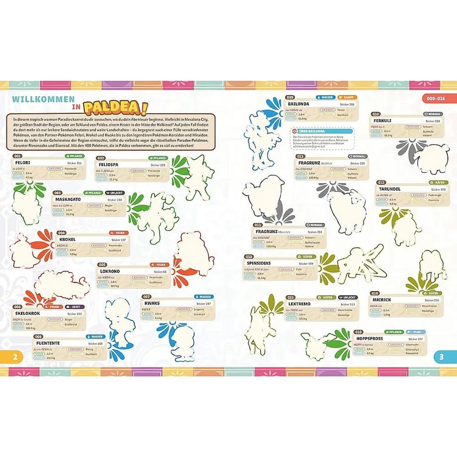 Pokémon: Das ultimative Stickerbuch der Paldea-Region Pokémon; Panini; Kavelar, Nina (Übersetzung) Gebundene Ausgabe 