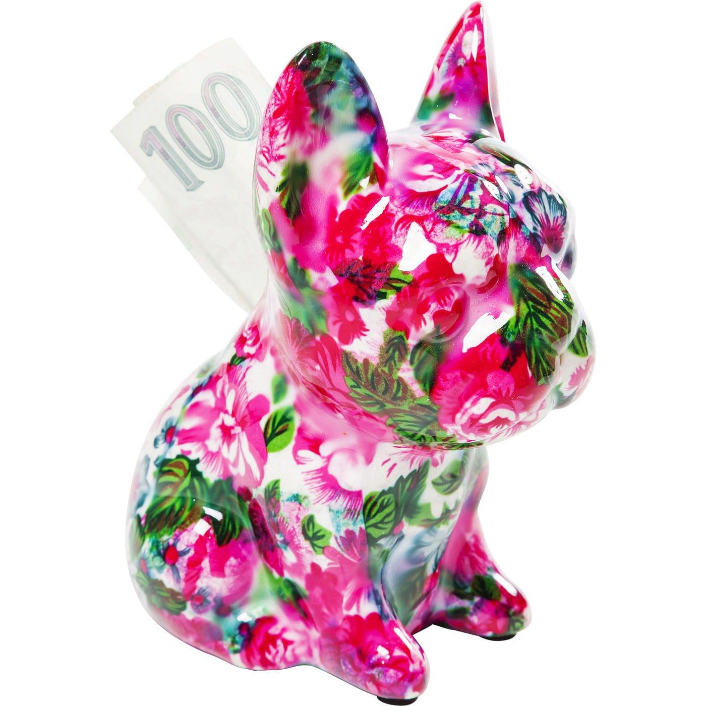 KARE Design Salvadanaio Dog Fiore 12cm  