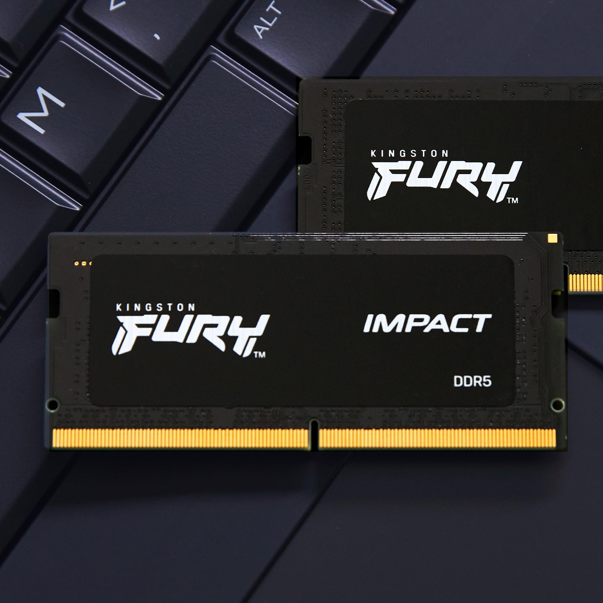 KINGSTON TECHNOLOGY  FURY 32GB 5600MT/s DDR5 CL40 SODIMM Impact PnP 