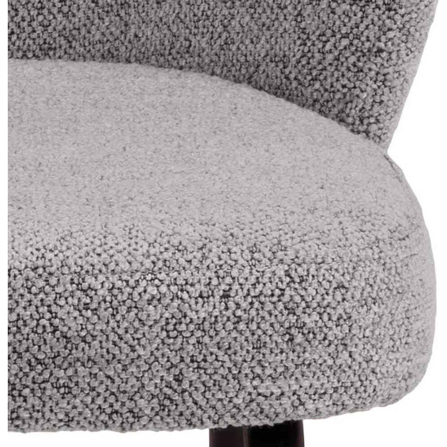 mutoni Chaise de salle à manger Pati grise (1 pièce)  