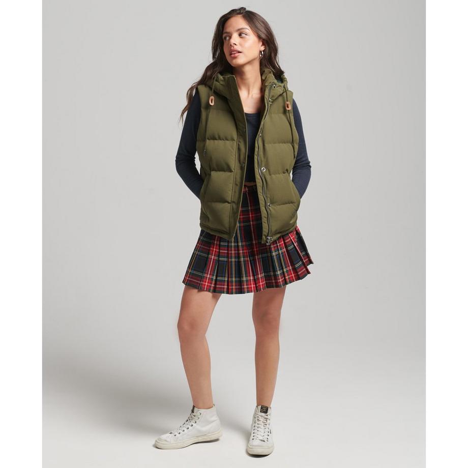 Superdry Everest Doudoune sans Manches à Capuche  