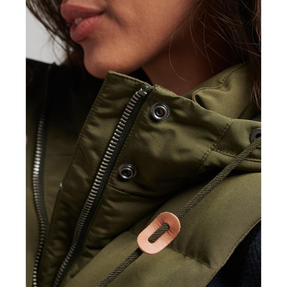 Superdry Everest Doudoune sans Manches à Capuche  