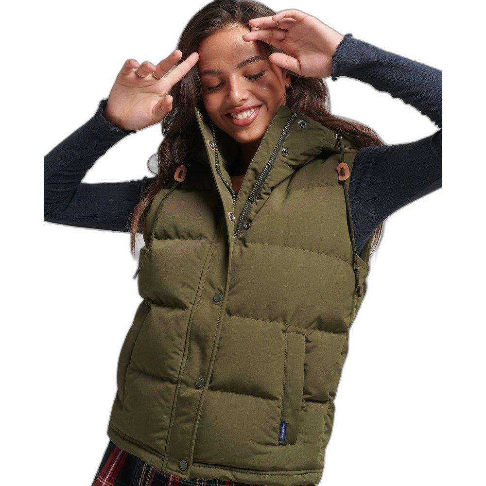 Superdry  gilet con cappuccio da everest 