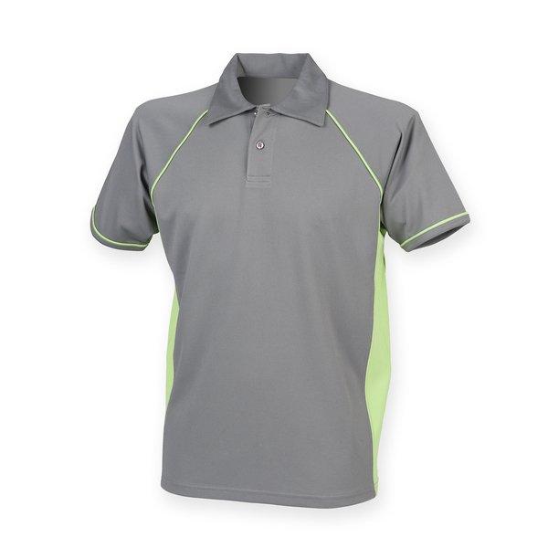 Image of Sport Poloshirt, Kurzarm Herren Grau XXL
