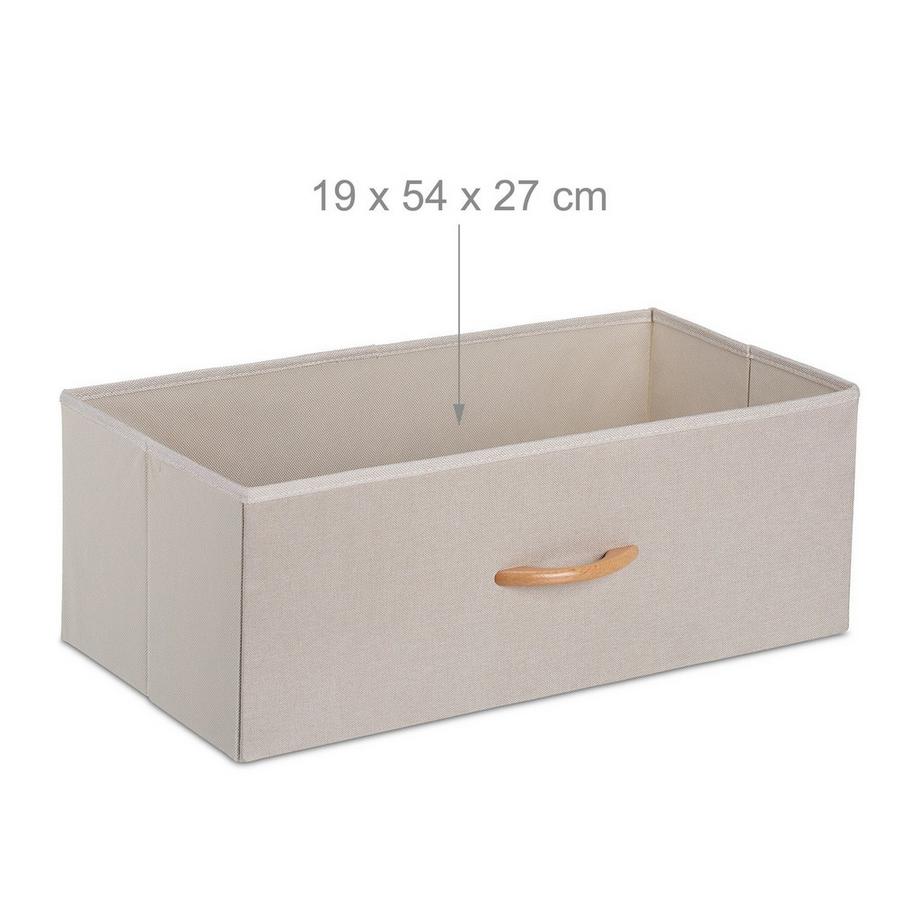 Northix Schubladenelement aus Bambus, 4 Schubladen  