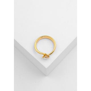 MUAU Schmuck  Solitaire Ring Diamant 0.50ct. Gelbgold 750 