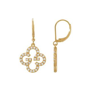 Charles Garnier  Boucles d’oreilles argent doré 