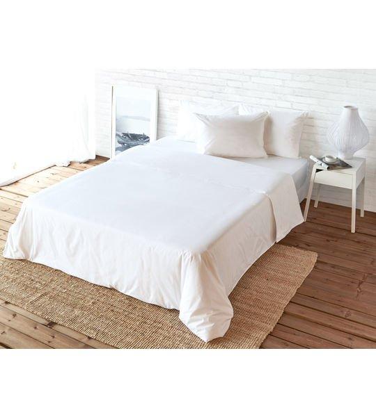 Living Home Uni Perkal Set de linge de lit  