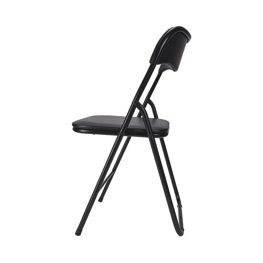 FS-STAR Chaise pliante noire  