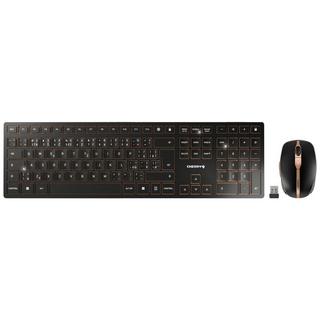 Cherry  DW 9100 Slim, disposition tchèque/slovaque, clavier QWERTZ, set de souris et clavier sans fil 