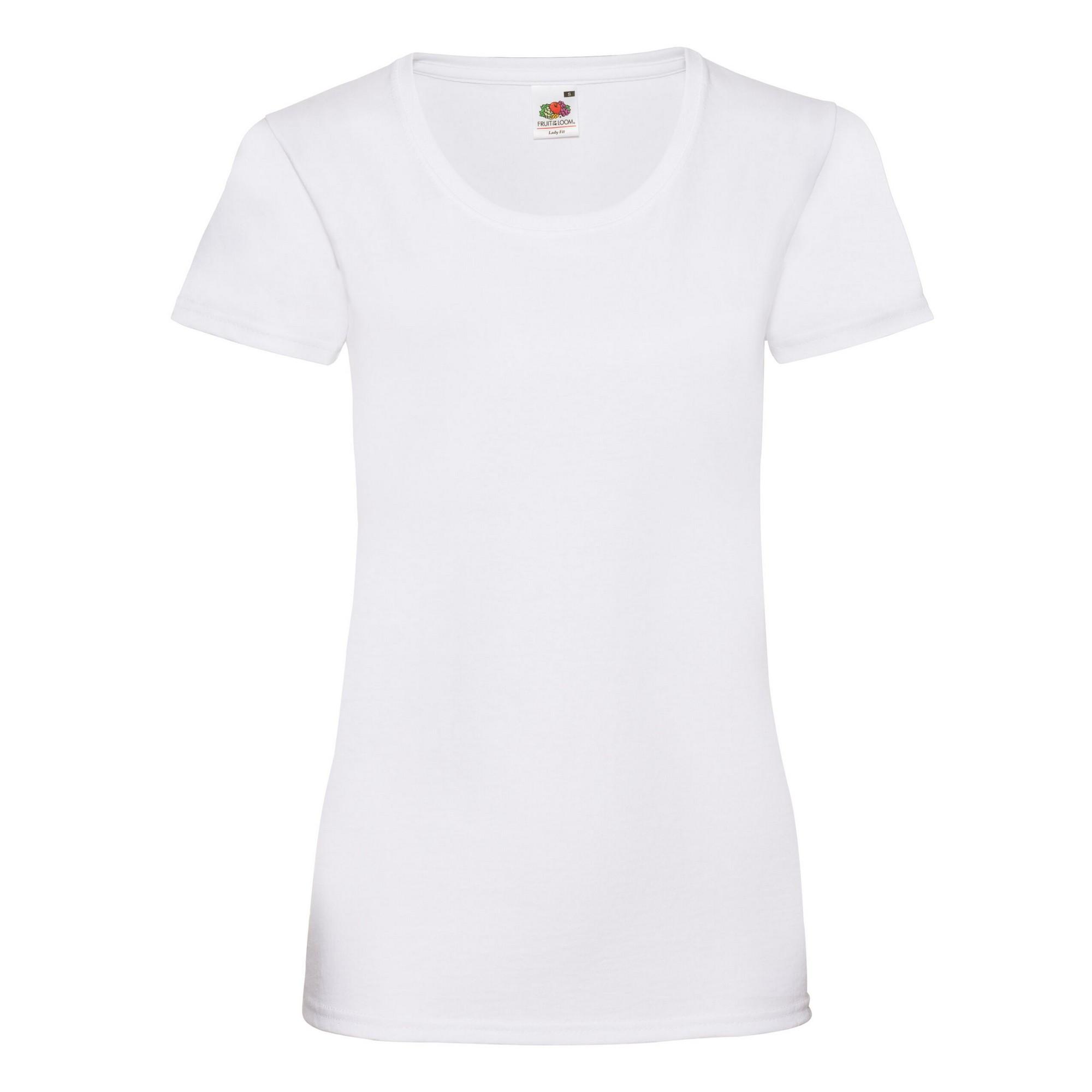 Image of Valueweight Tshirt Damen Weiss 34
