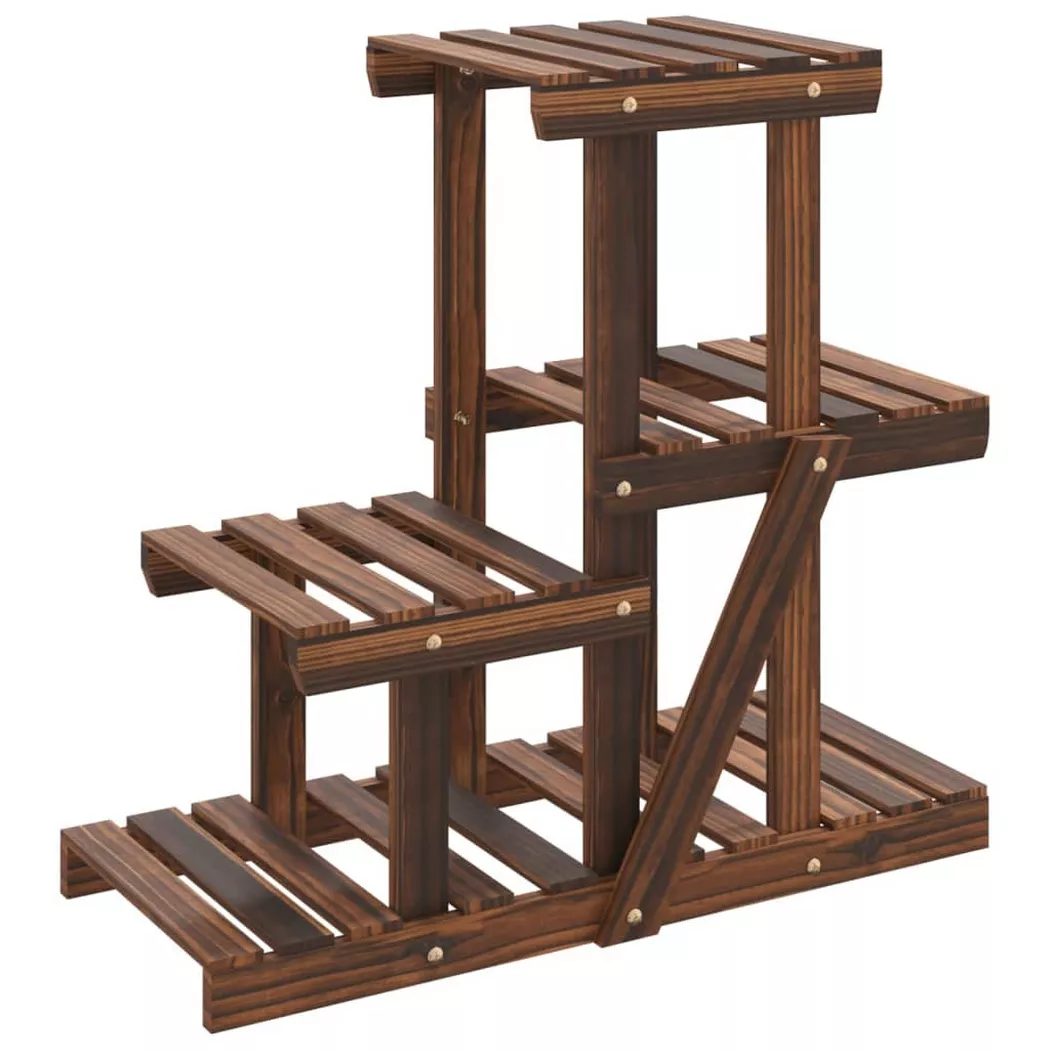 VidaXL - portafiori Legno, One Size, Marrone