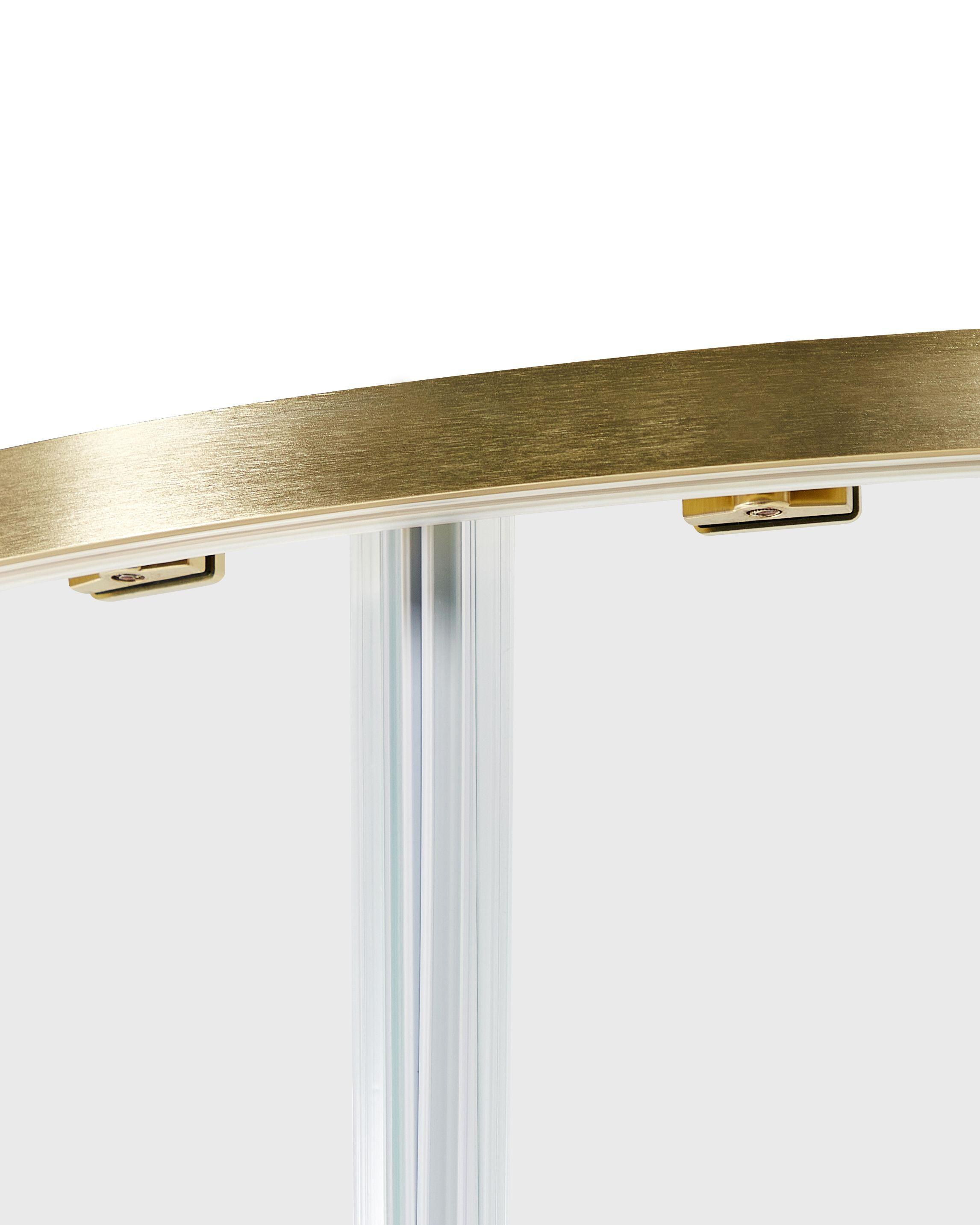 Beliani Cabine de douche en Verre de sécurité Traditionnel JUKATAN  