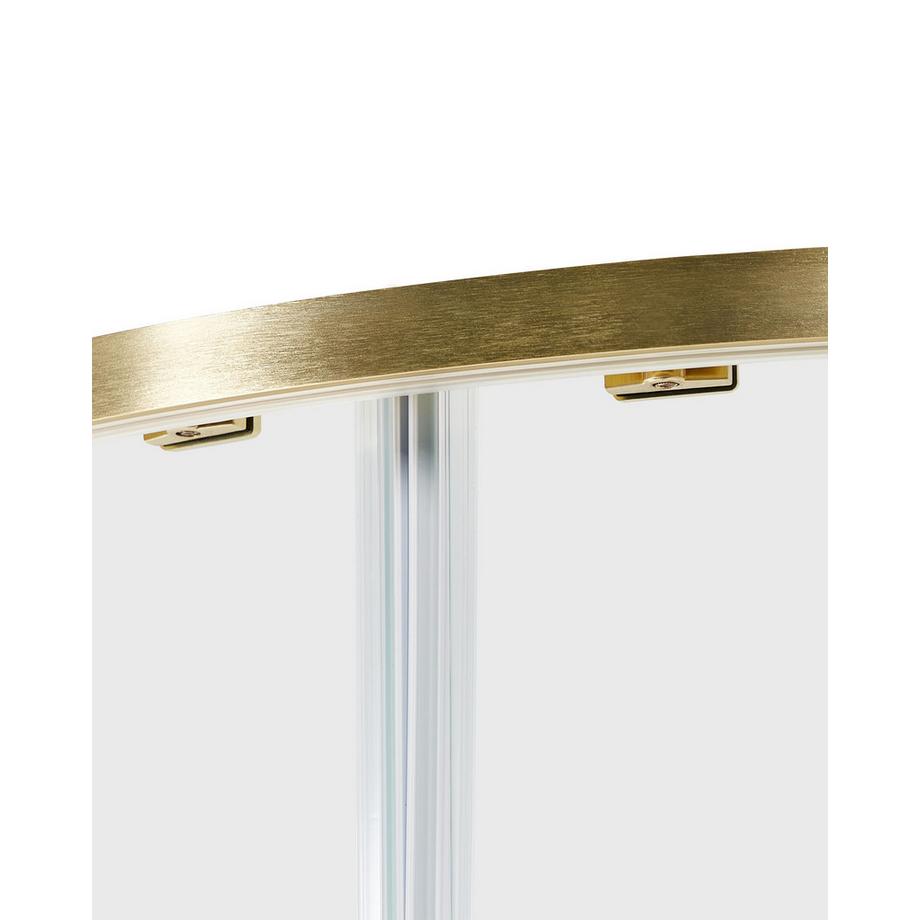 Beliani Cabine de douche en Verre de sécurité Traditionnel JUKATAN  