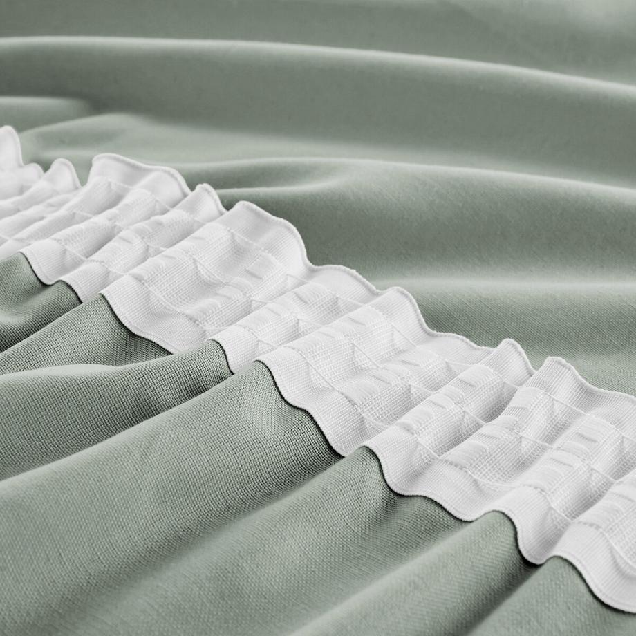 La Redoute Intérieurs  Vorhang aus reiner Baumwolle mit gerafftem Galon 