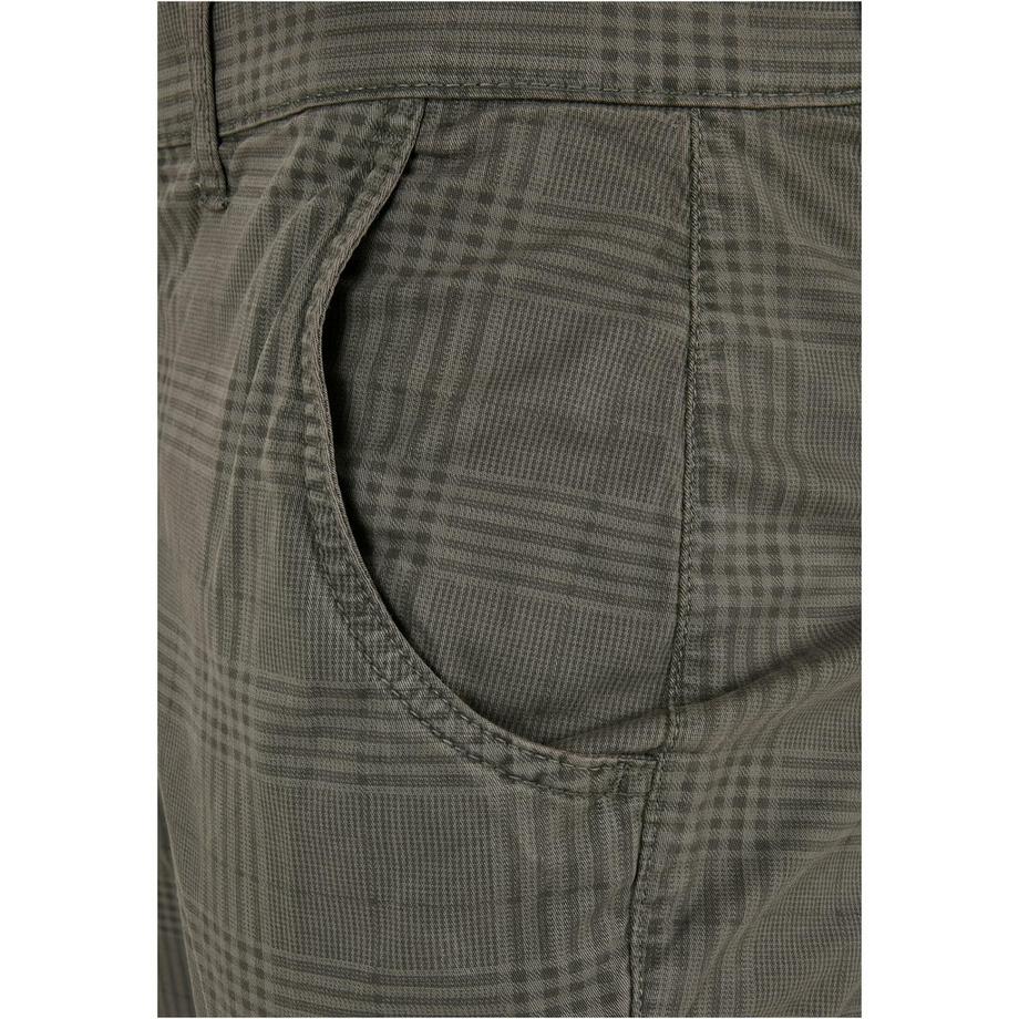 URBAN CLASSICS Glencheck All Over Print Pantalon Cargo  