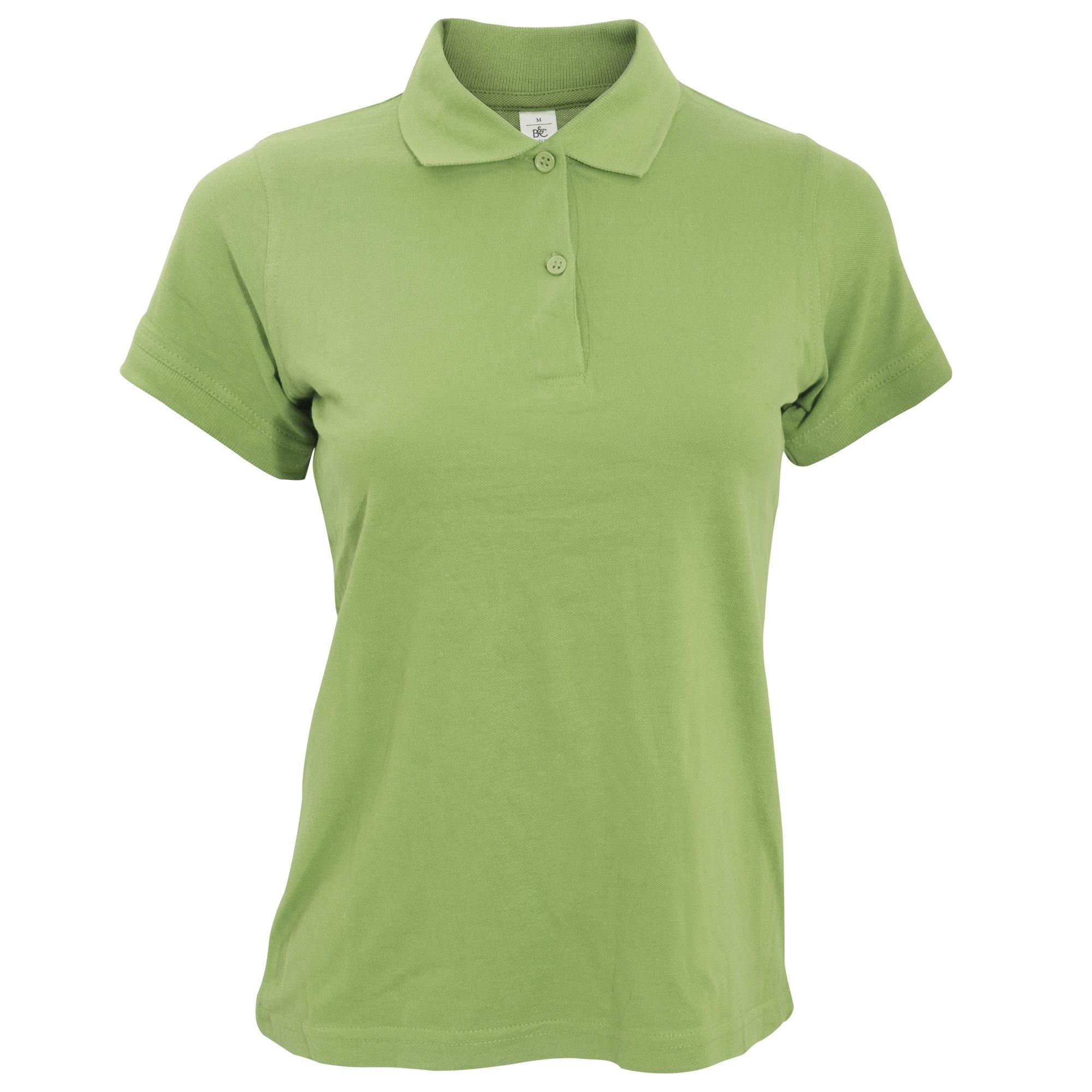 Image of B&c Safran Poloshirt, Kurzarm Damen Pistaziengrün XL