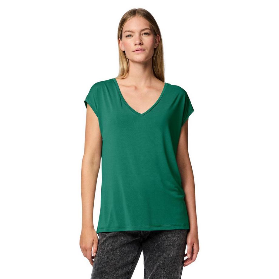 PIECES Pckamala V-Ausschnitt Jersey T-Shirt  
