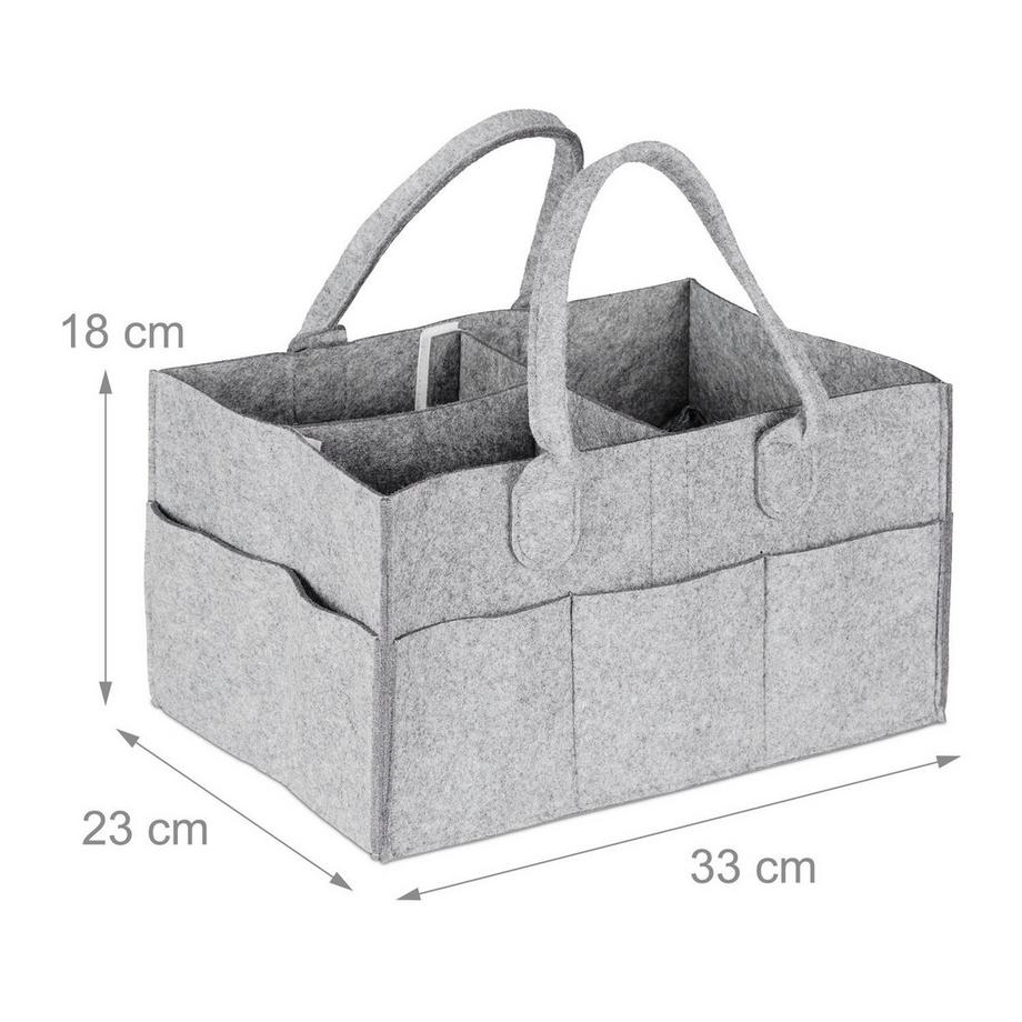 B2X  Porta pannolini per neonati in feltro 