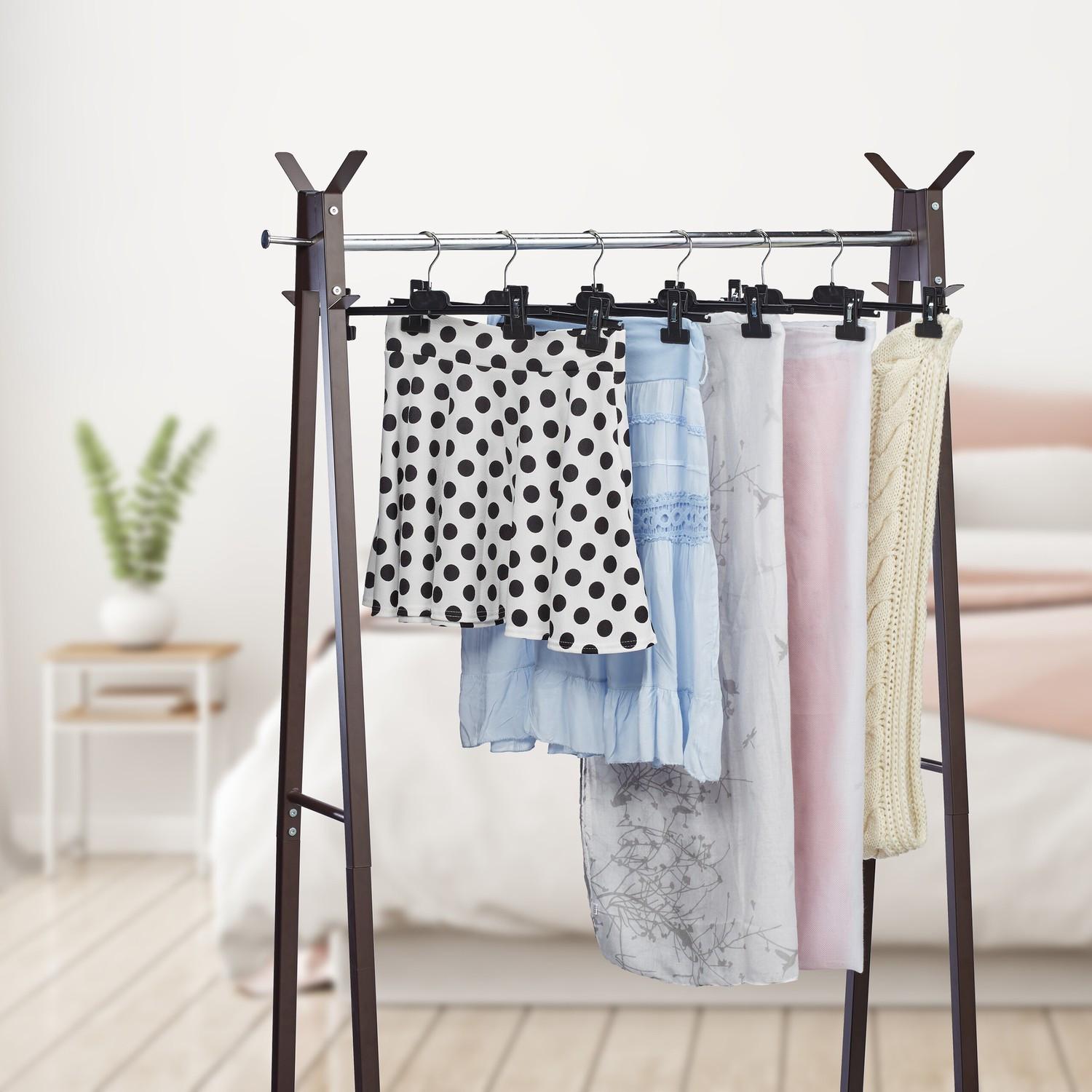 Northio set di 12 grucce per pantaloni in plastica  