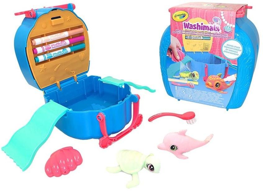 Image of Washimals Ocean Pets Seashell Splash Playset Multicolor