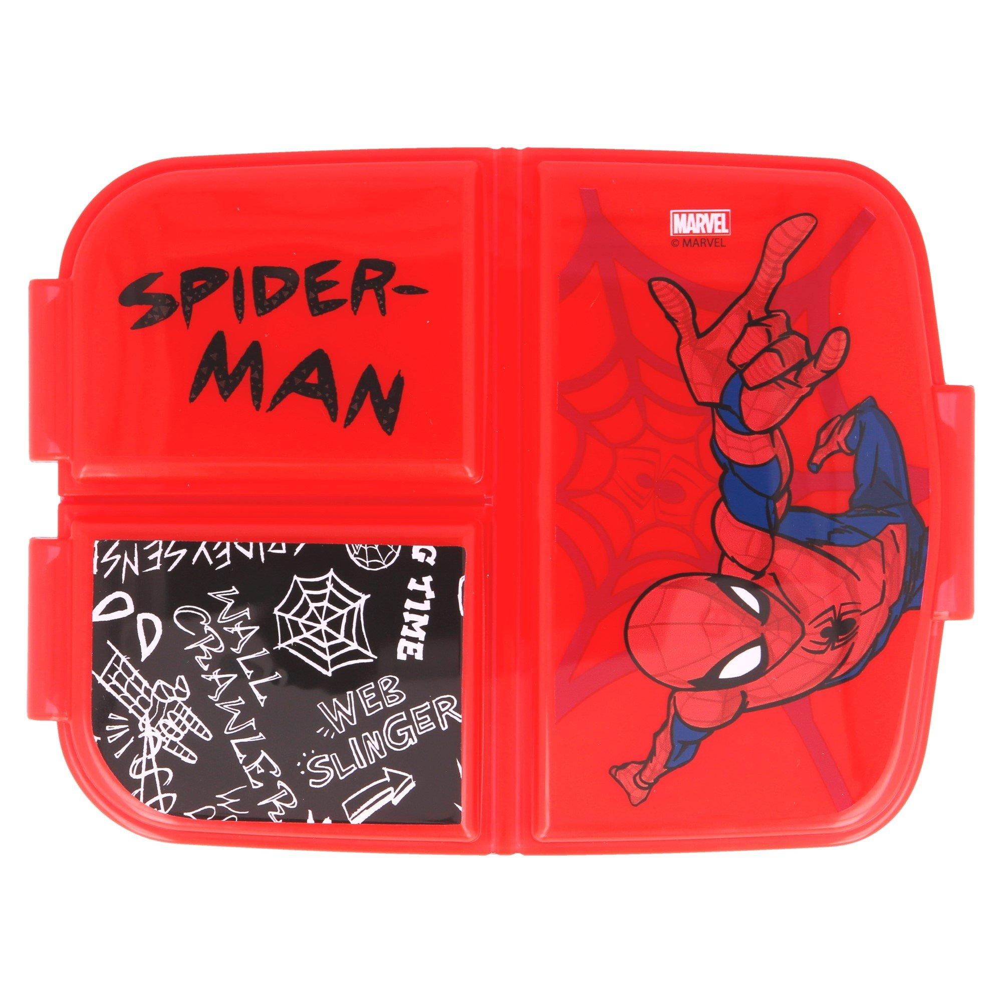 Stor Spiderman  Urban - Lunchbox mit Fächern  