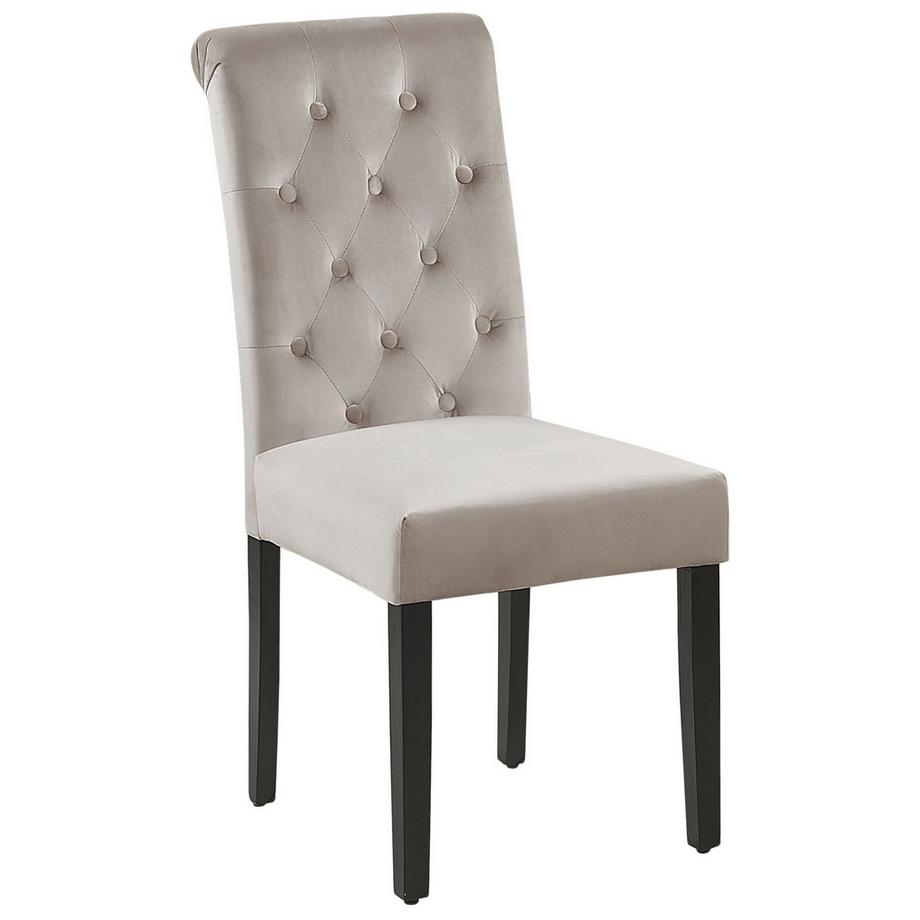 Beliani Set di 2 sedie da pranzo en Velluto Glamour VELVA  