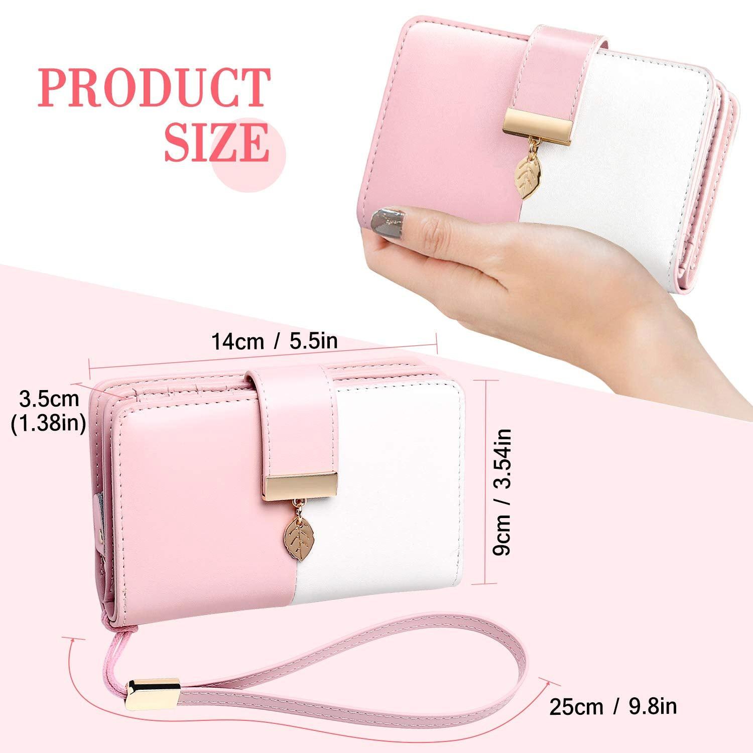 Only-bags.store Portafoglio in pelle con protezione RFID 18 scomparti per carte  