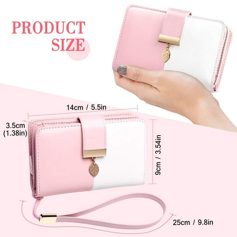 Only-bags.store Portafoglio in pelle con protezione RFID 18 scomparti per carte  