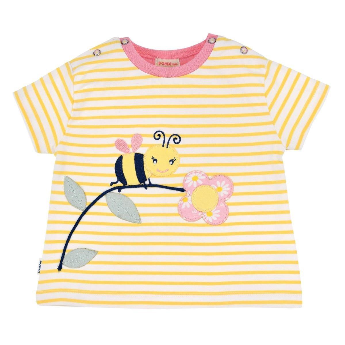 Image of Kleinkinder T-shirt Bienchen Mädchen Gelb 68