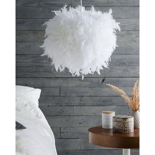 Beliani Lampe suspension en Plumes Moderne DRAVA  