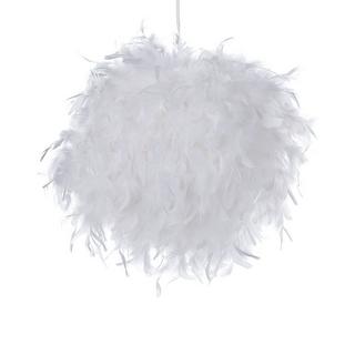 Beliani Lampe suspension en Plumes Moderne DRAVA  