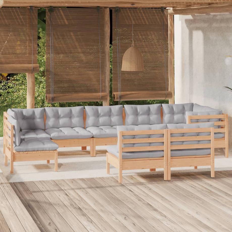 VidaXL Garten-lounge-set kiefernholz  