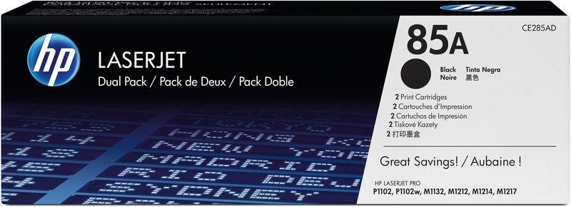 Hewlett-Packard  HP Toner-Modul 85A schwarz CE285AD LaserJet Pro P1102 2 Stück 