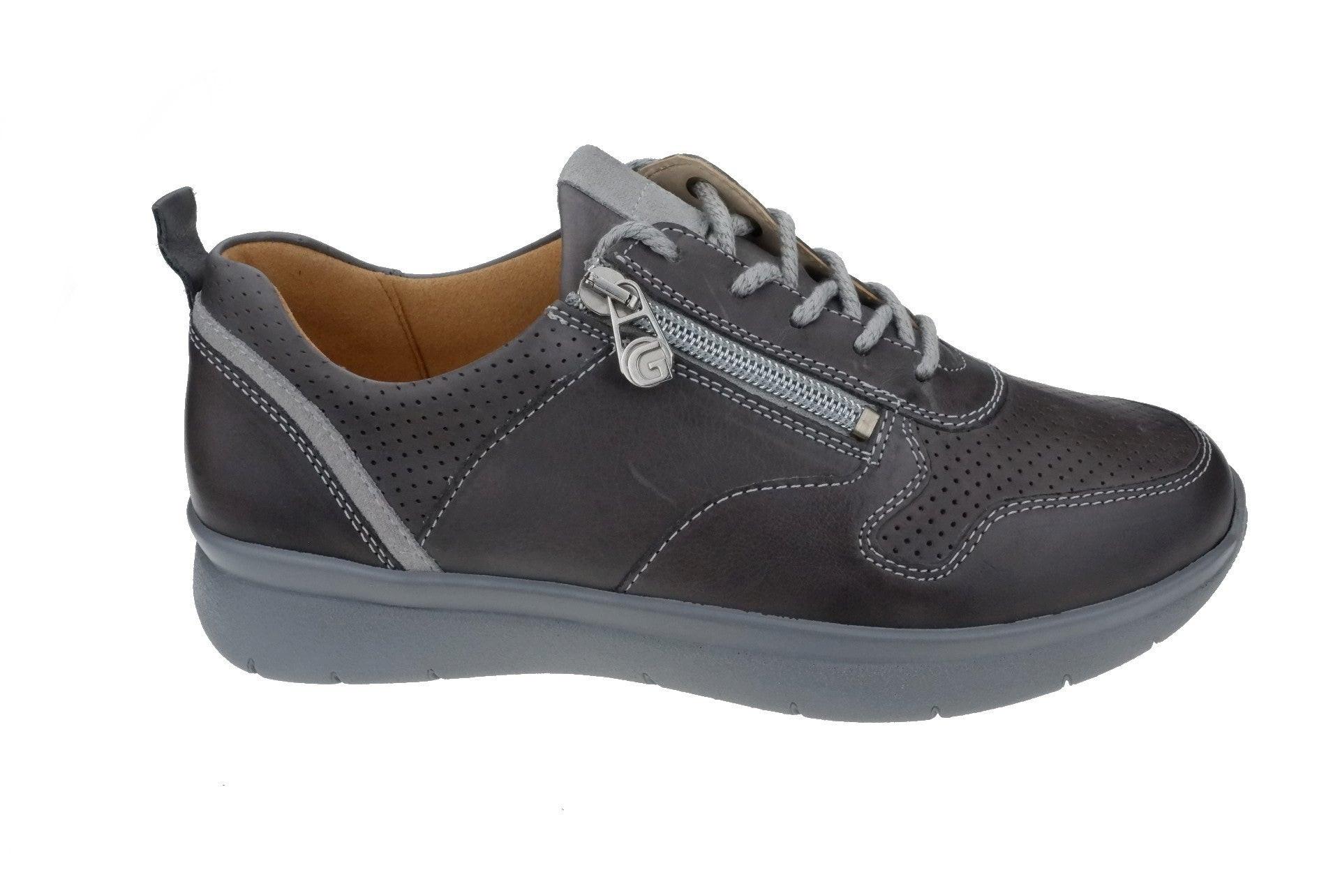 Image of Kira - Leder Sneaker Damen Grau 42