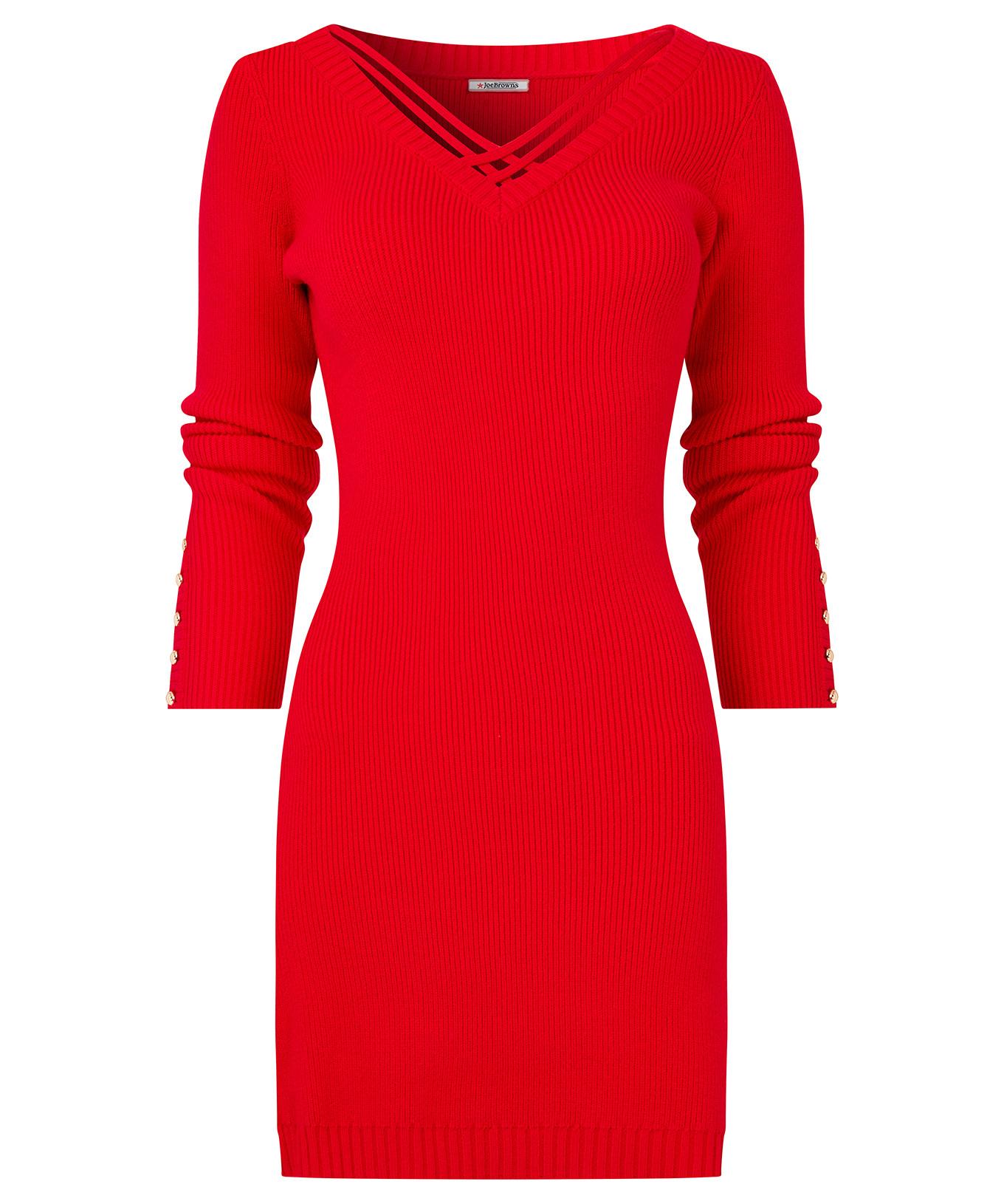 Joe Browns  Schlankes Pullover-Kleid mit Riemchen-Detail 