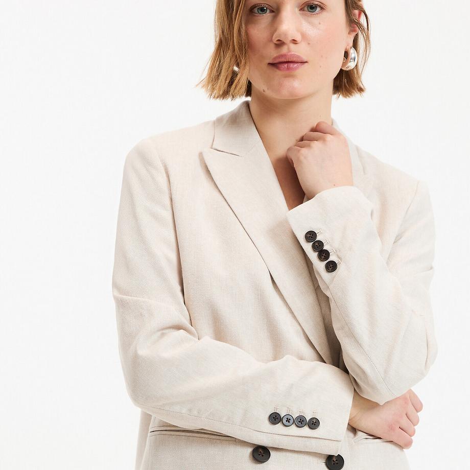 La Redoute Collections Blazer Lungo Doppiopetto  