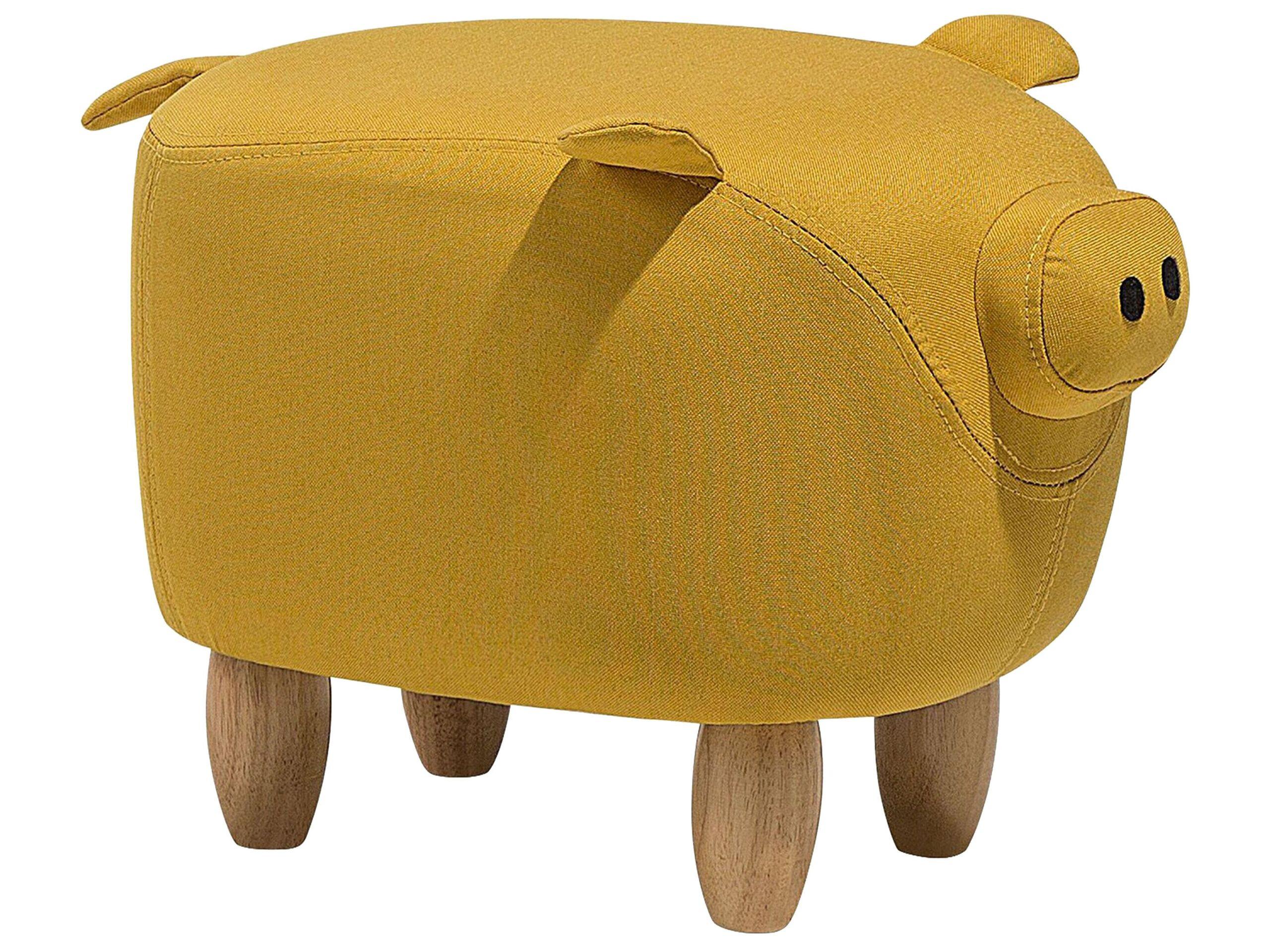 Beliani Hocker aus Polyester Modern PIGGY  