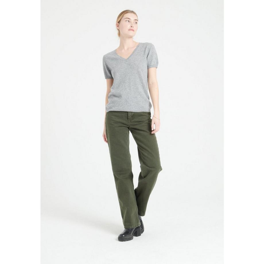 Studio Cashmere8 LILLY 14 Pull Col V Manches Courtes  